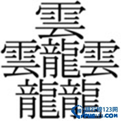 笔画最多的汉字是什么 笔画最多的汉字排行榜 高中 第一排行榜