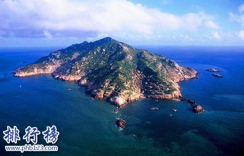 中国20大岛屿面积排名:台湾岛36193平方