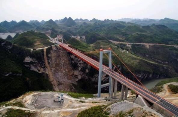 貴州鎮勝高速公路北盤江大橋8.六沖河特大橋9.貴州馬嶺河大橋10.